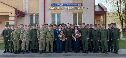 На военном факультете состоялась беседа посвящённая празднику Дня Победы