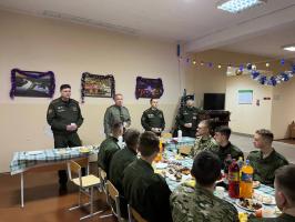 Первокурсники военного факультета отпраздновали Новый год