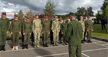 КУРСАНТЫ 3-ГО КУРСА УСПЕШНО СДАЛИ СМОТР СПОРТИВНО-МАССОВОЙ РАБОТЫ В ВООРУЖЁННЫХ СИЛАХ