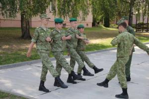 На базе военного факультета, продолжается смена детского военно-патриотического лагеря